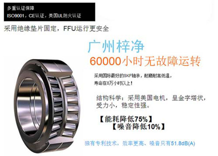 節(jié)能FFU6000小時(shí)無(wú)故障運(yùn)轉(zhuǎn) 節(jié)能FFU6000小時(shí)無(wú)故障運(yùn)轉(zhuǎn)