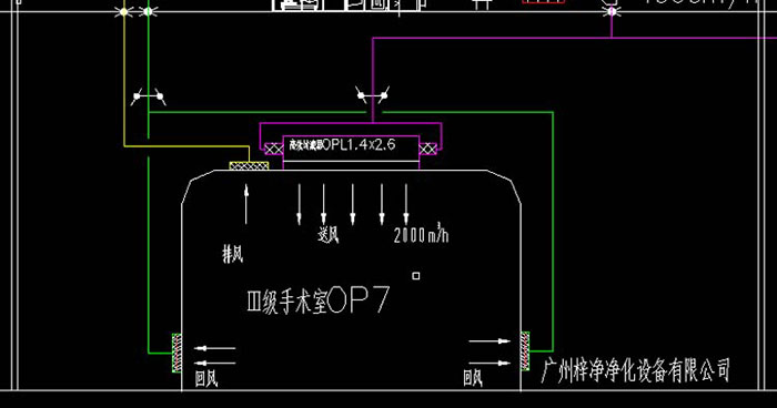 層流送風天花設計方案圖 層流送風天花設計方案圖