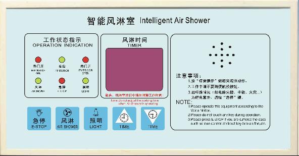 風(fēng)淋室控制器主板面膜效果圖 風(fēng)淋室控制器主板面膜效果圖